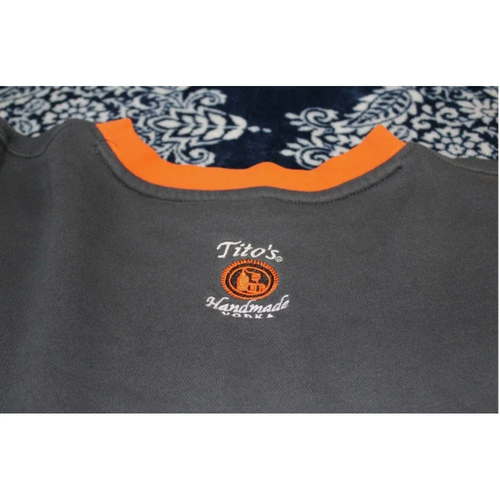 Tito's Handmade Vodka Ugly Christmas Sweater Sweatshirt Mens SMALL - Liqour